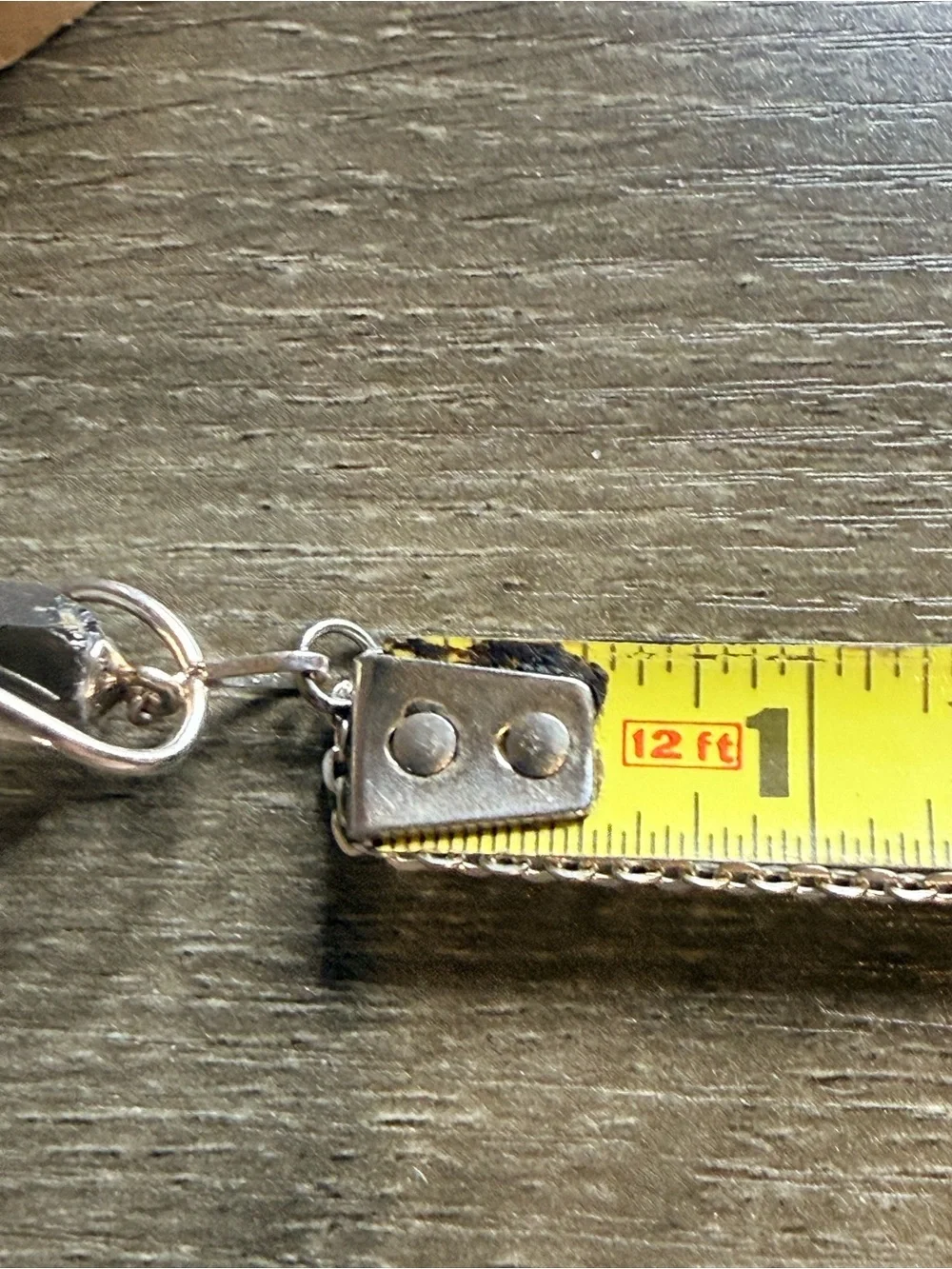 Vintage Smoky Quartz Pendant Necklace Silver‎ Tone 18”
